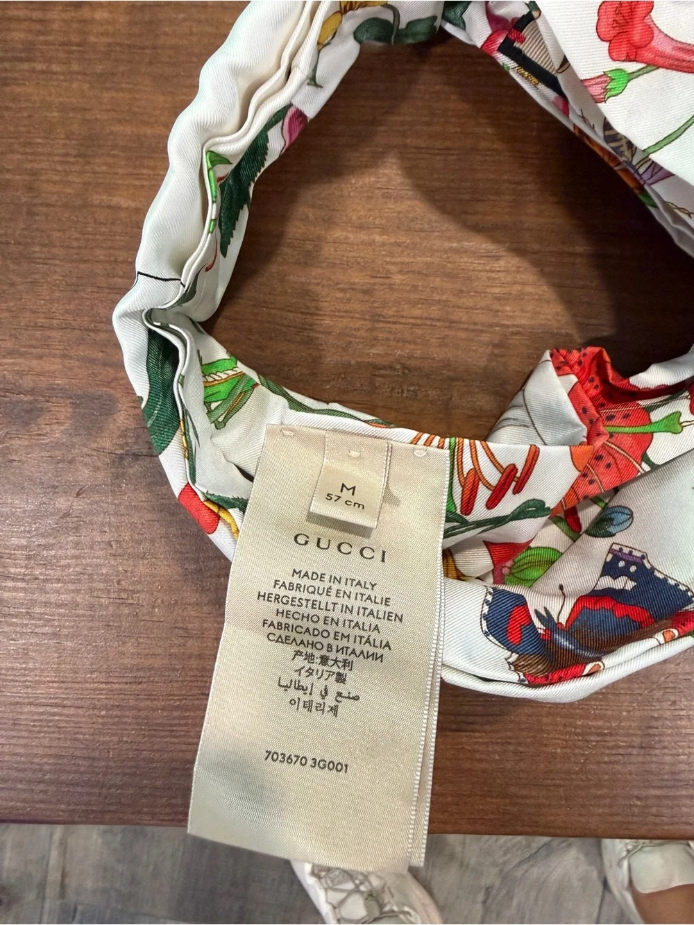 Gucci Flora Silk Headband